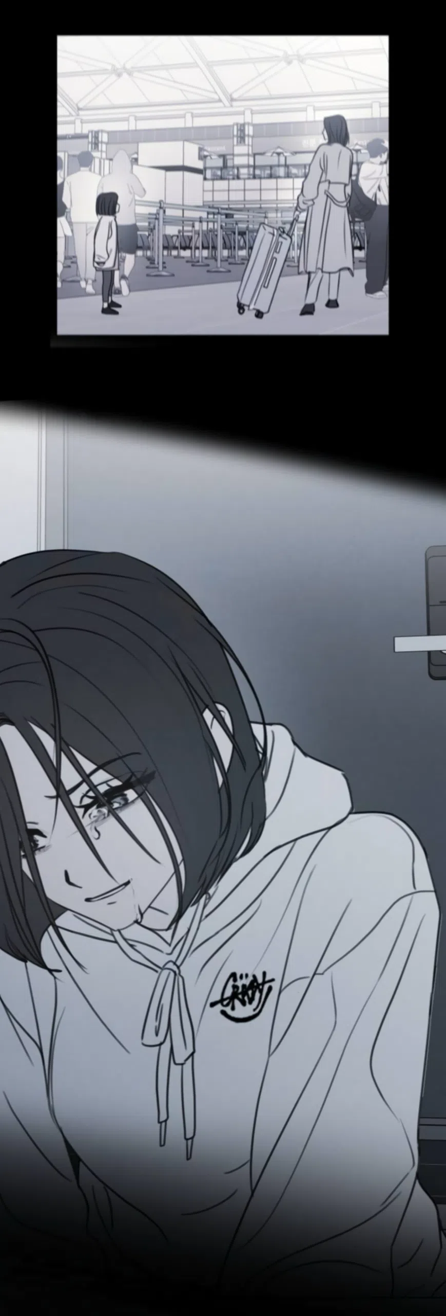 Страница 50 главы 45 манги Хочу верить, даже если это ложь / I Want to Be Fooled