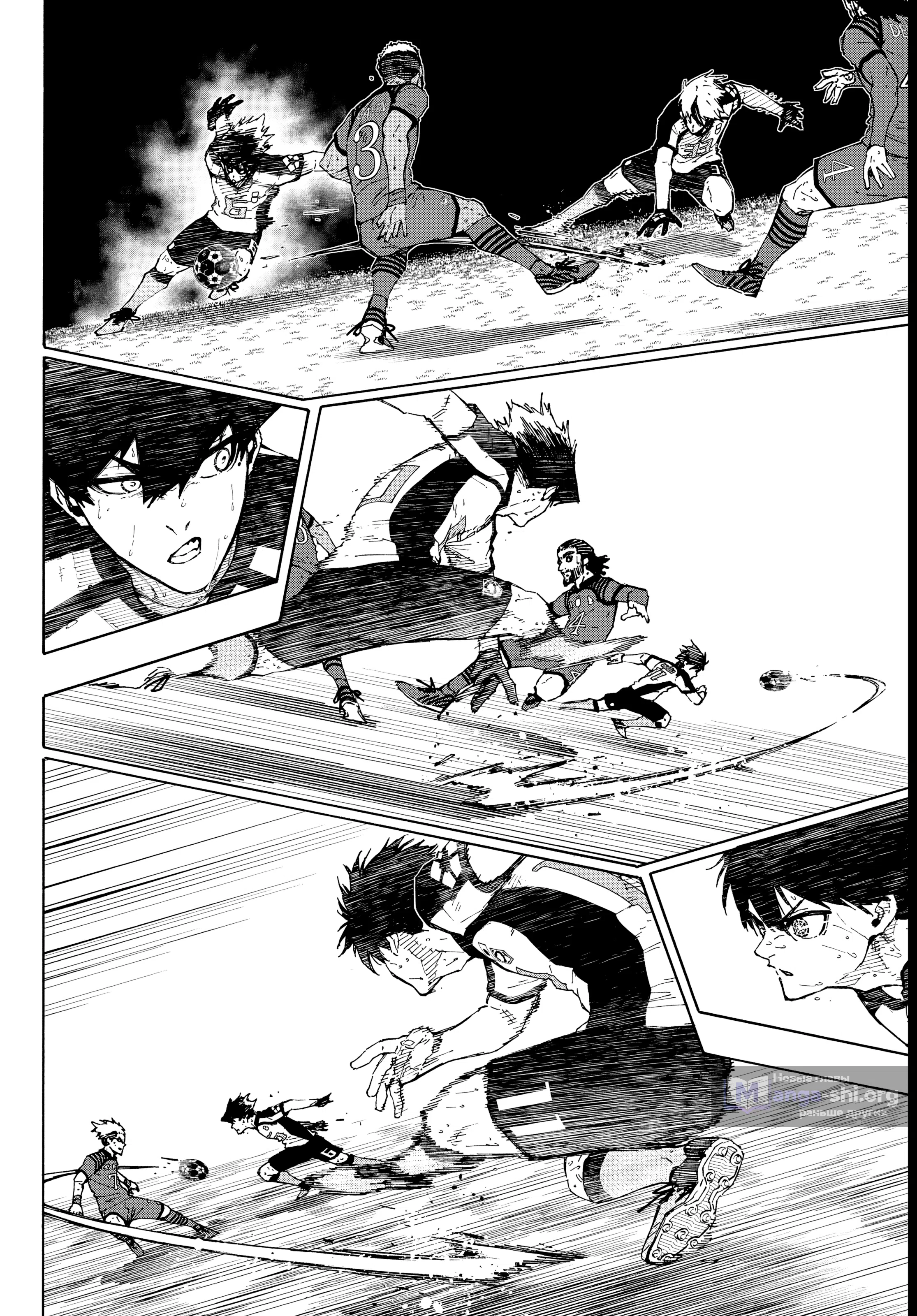 Страница 12 главы 345 манги Синяя тюрьма: Блю лок / Blue lock