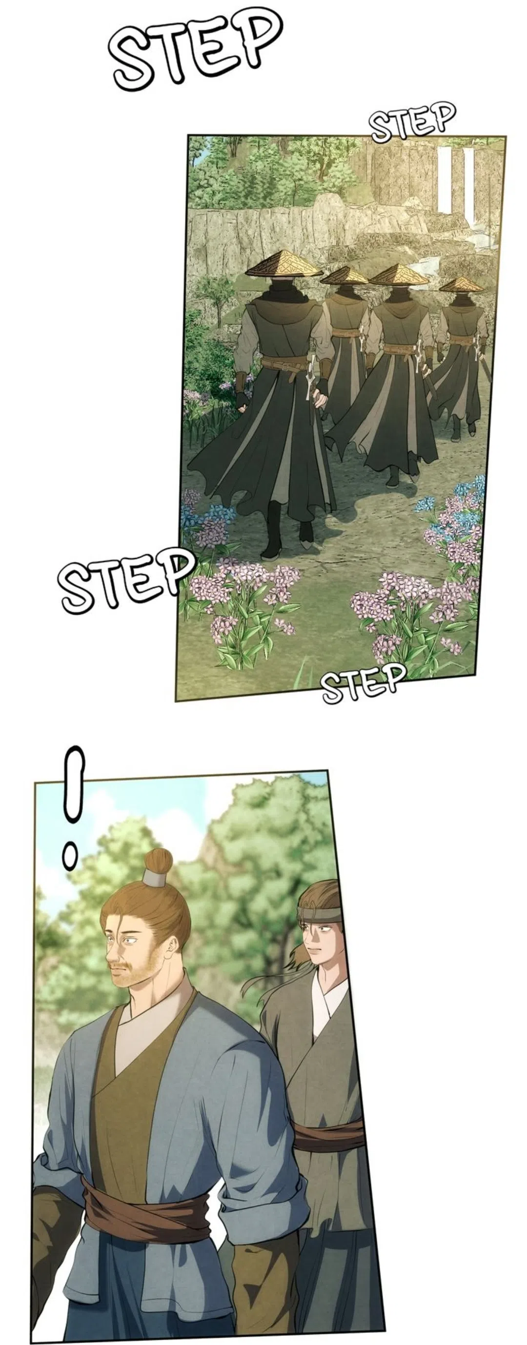 Страница 40 главы 19 манги Под опавшим цветком / Beneath the Fallen Bloom