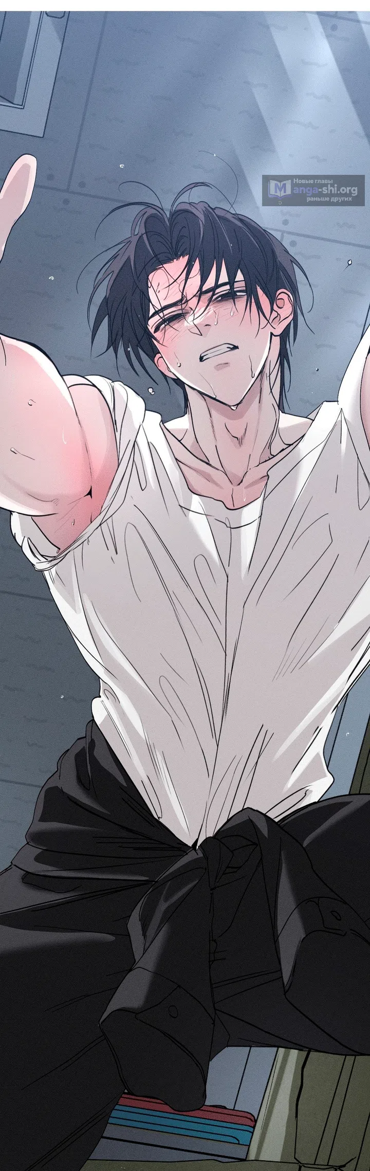 Страница 49 главы 57 манги Парень и его отношения с призраком / The Man With the Ghost