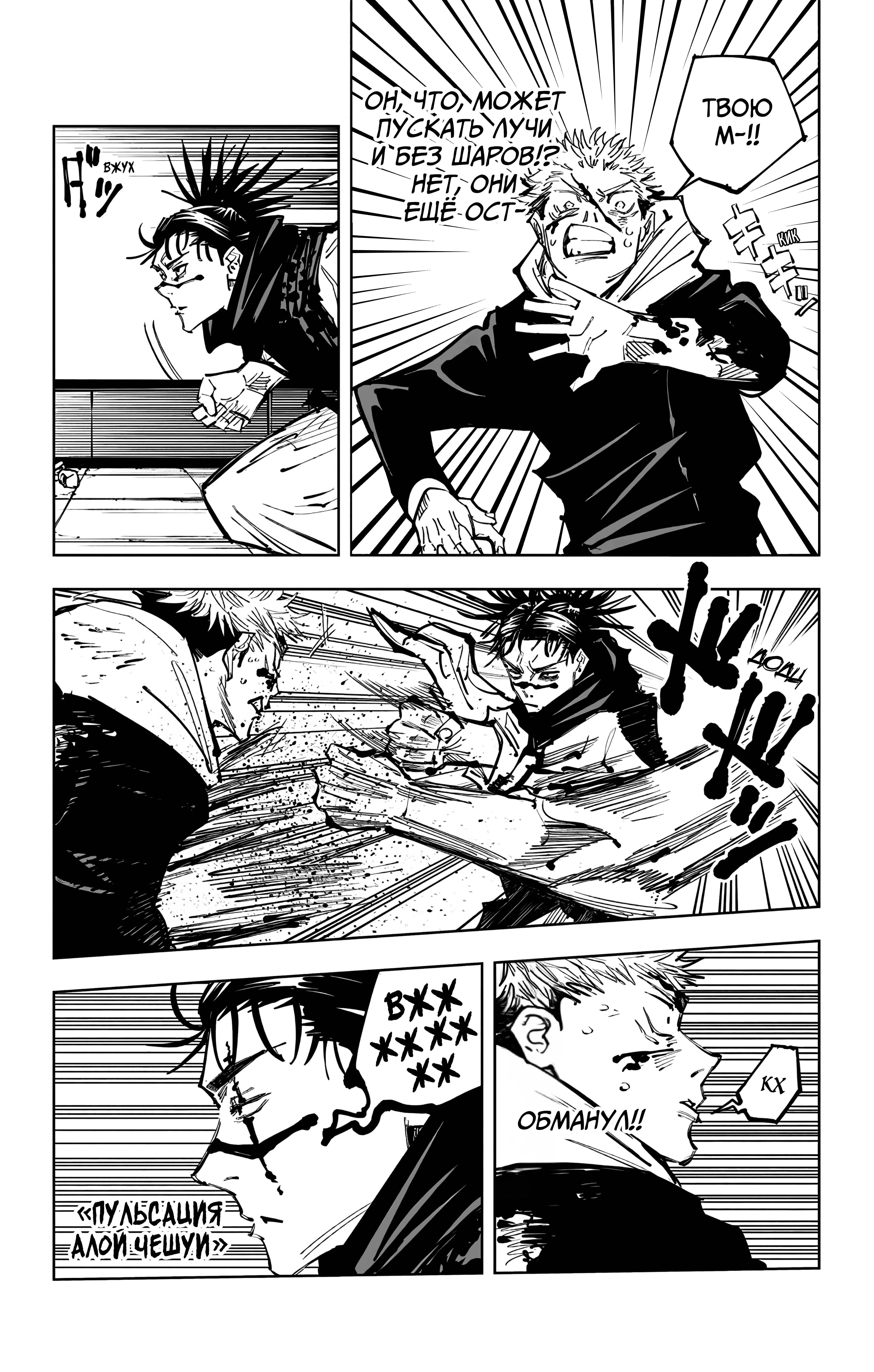 Страница 14 главы 103 манги Магическая битва / Jujutsu Kaisen