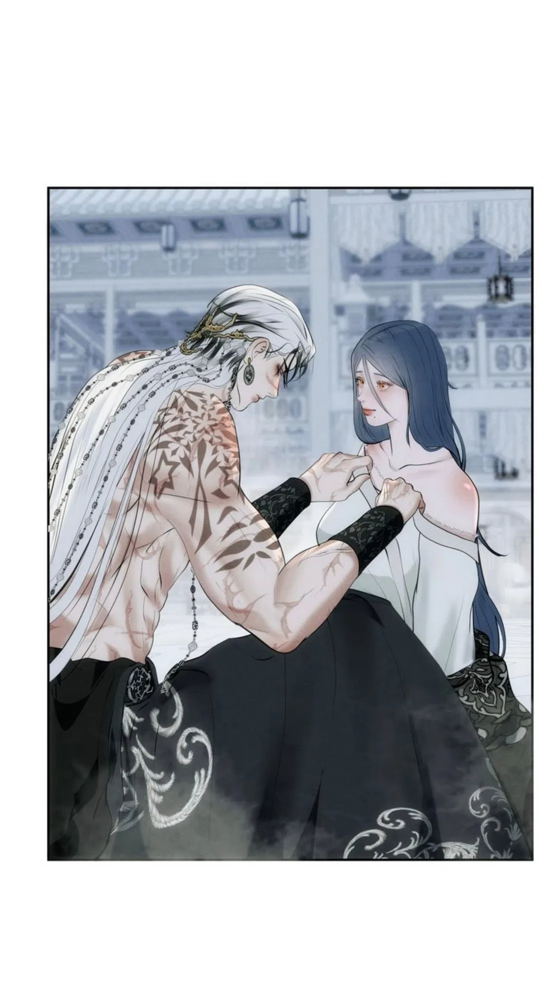 Страница 51 главы 17 манги Под опавшим цветком / Beneath the Fallen Bloom