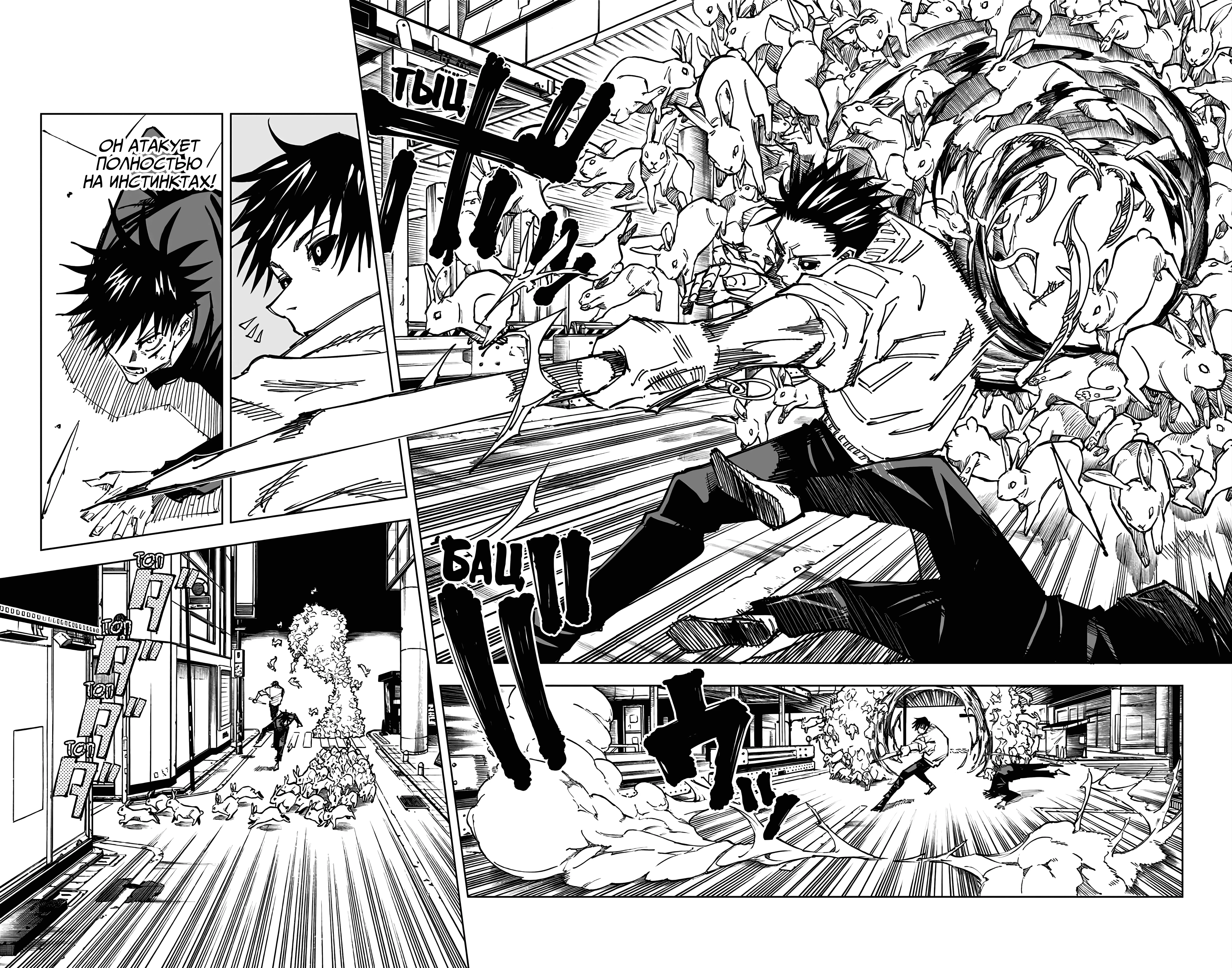 Страница 5 главы 113 манги Магическая битва / Jujutsu Kaisen