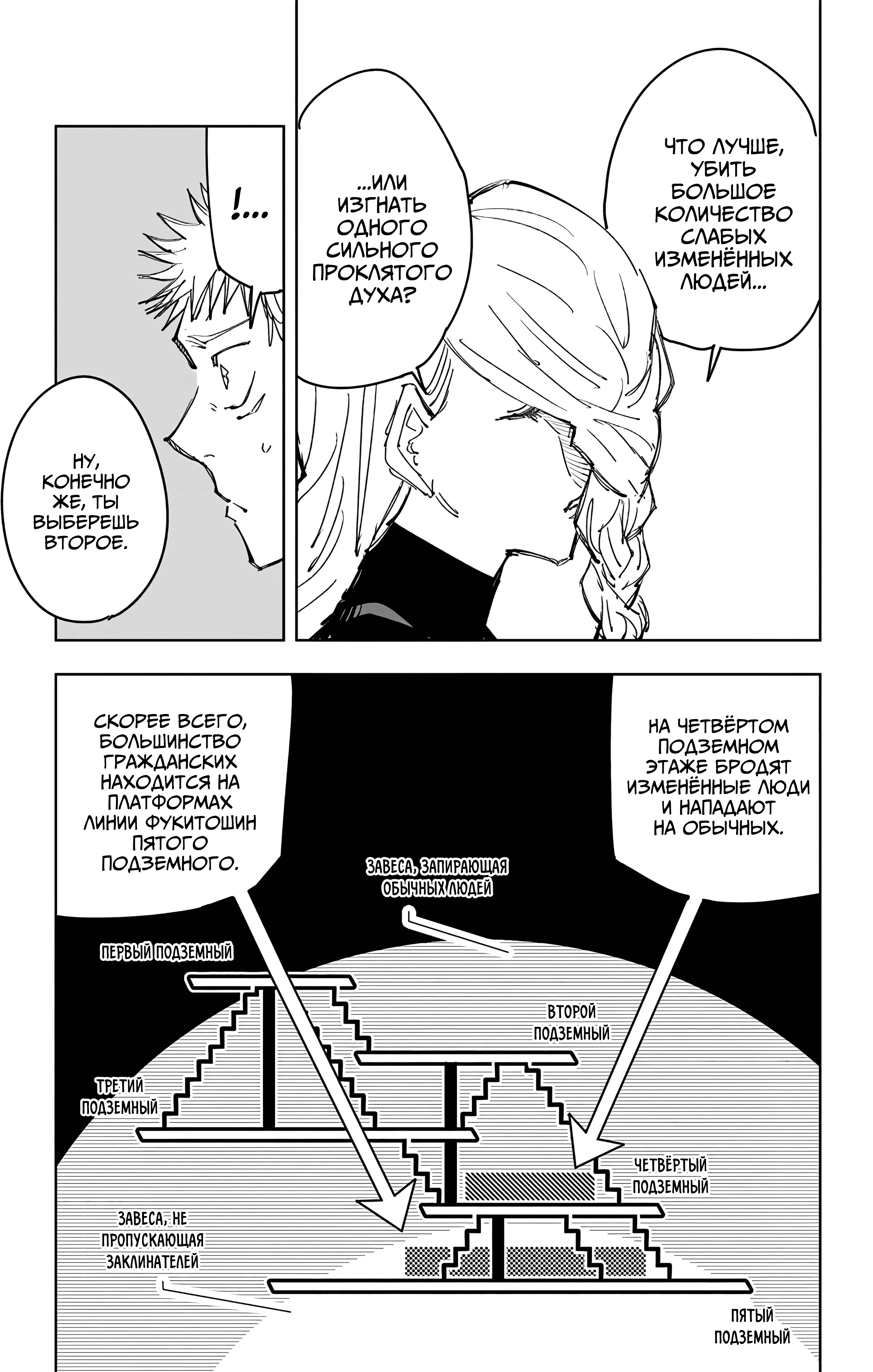 Страница 6 главы 86 манги Магическая битва / Jujutsu Kaisen