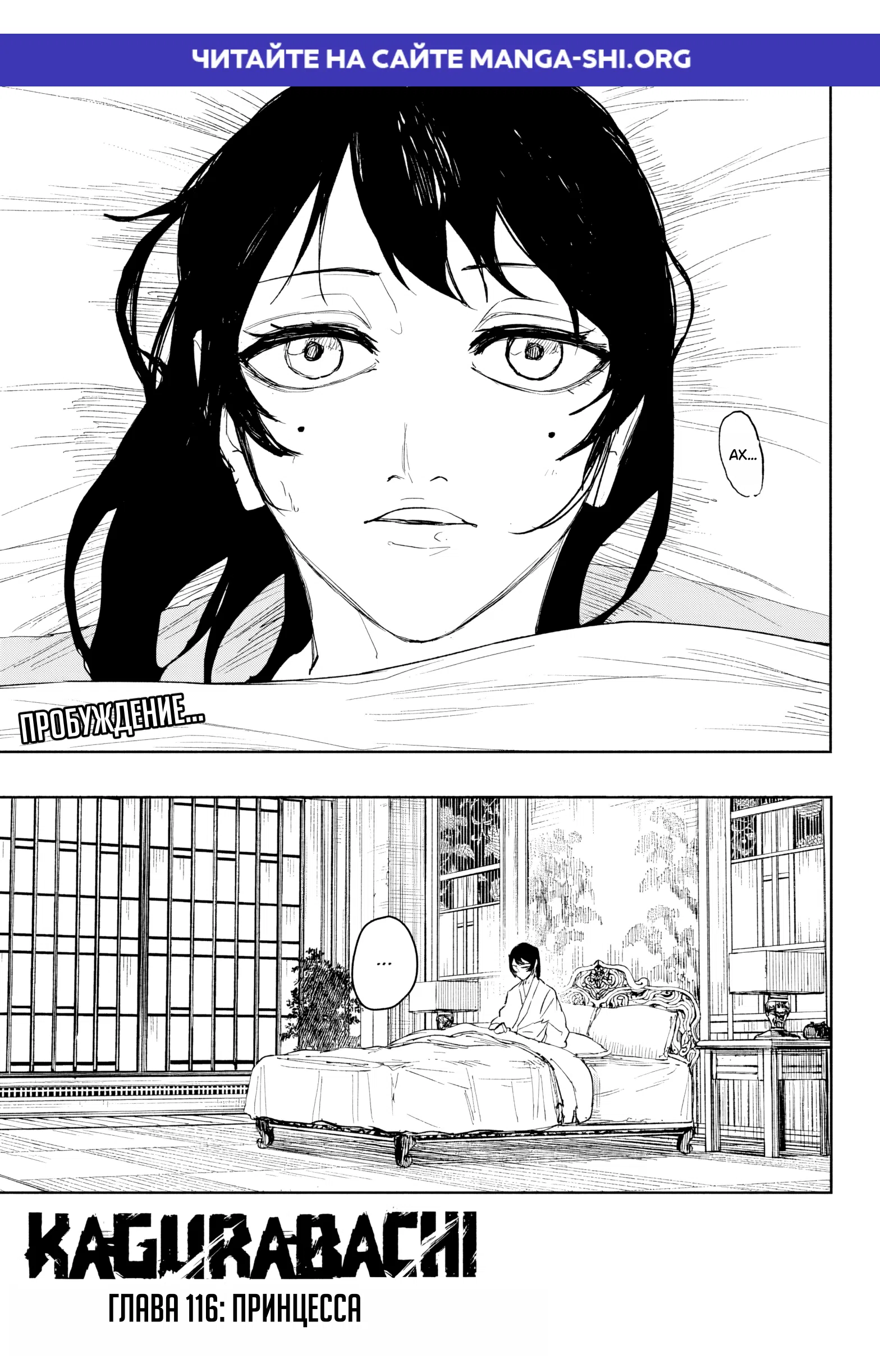 Страница 1 главы 116 манги Кагурабачи / Kagurabachi