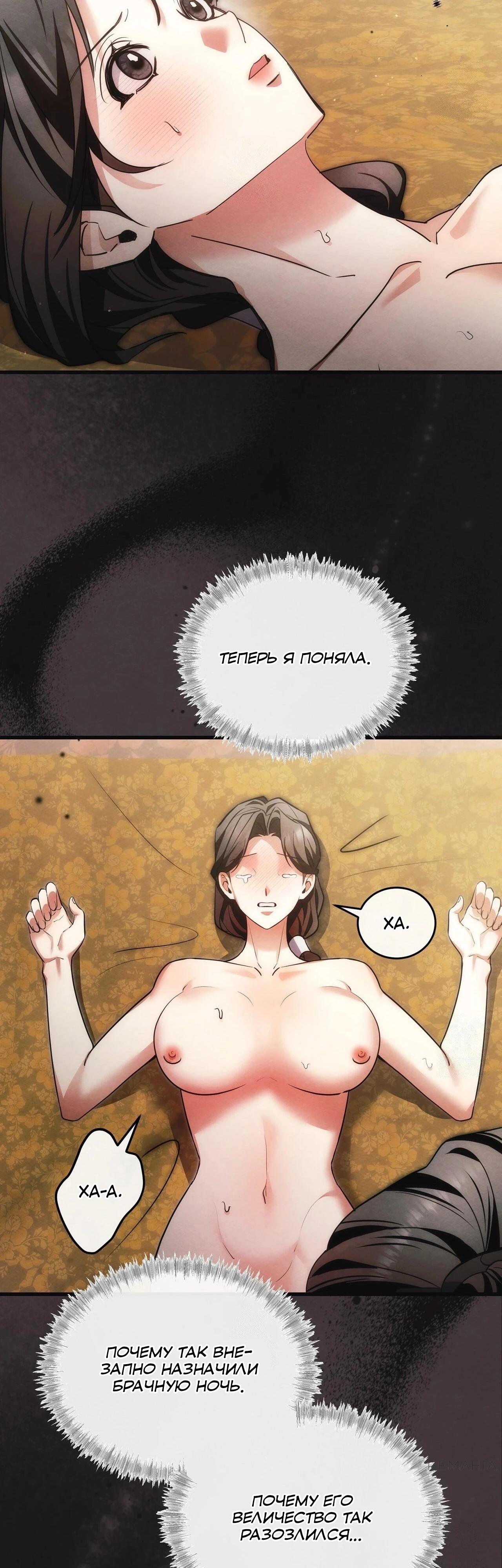 Страница 32 главы 14 манги Черная ночь, серебряная луна светит холодно