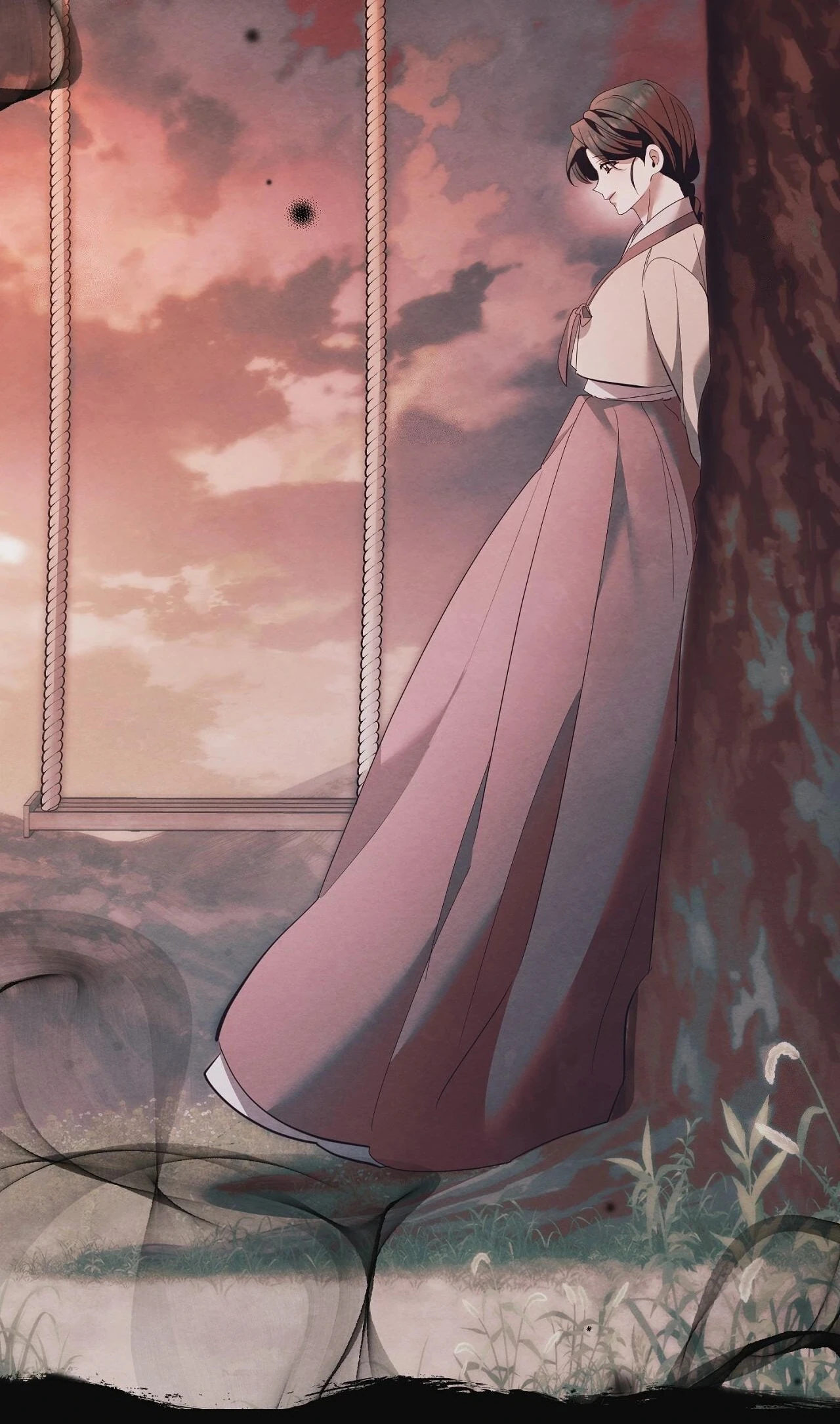 Страница 6 главы 16 манги Черная ночь, серебряная луна светит холодно