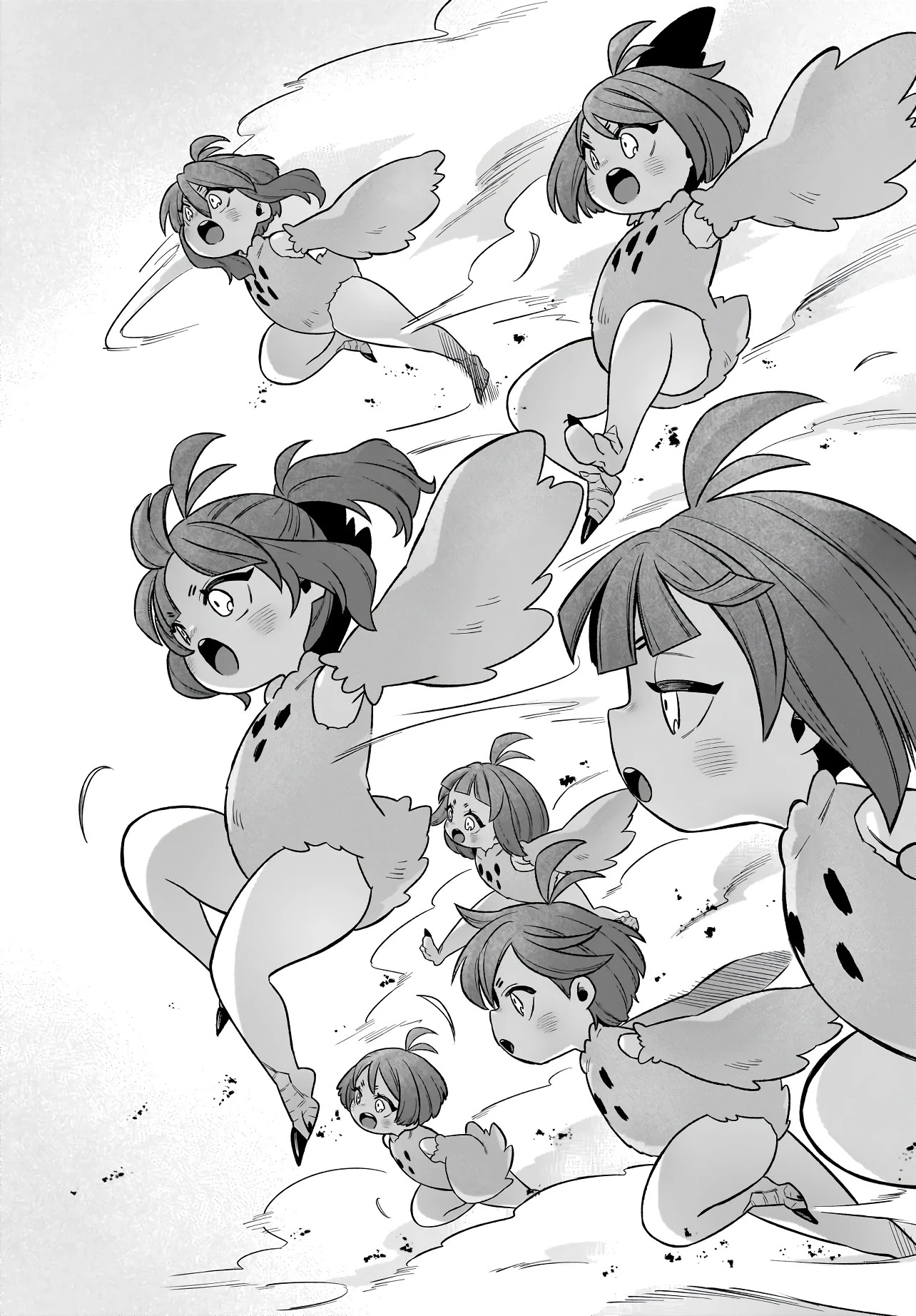 Страница 6 главы 2.1 манги Я стала лидером стаи глупых, но милых страусов-зверолюдов