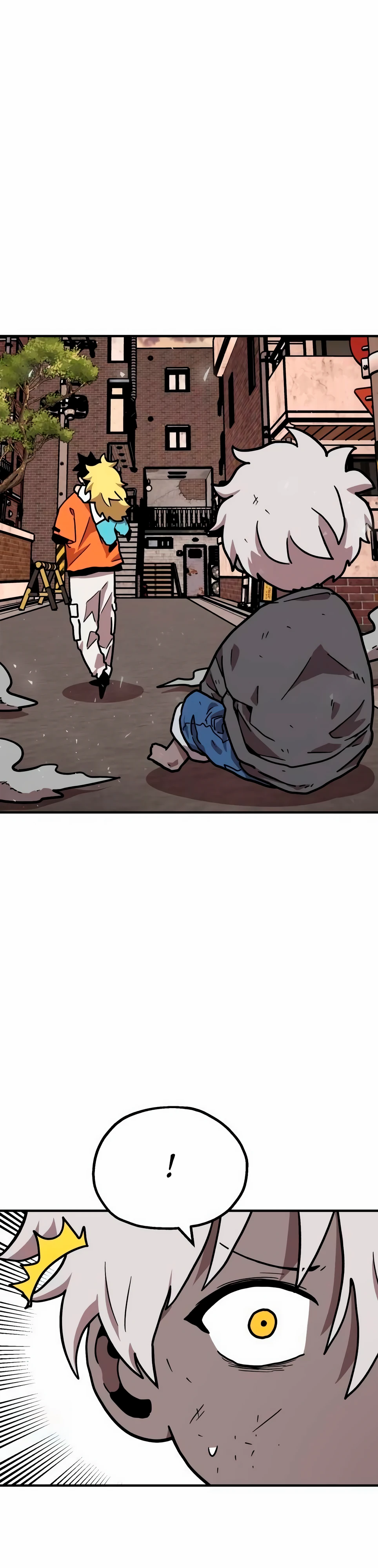 Страница 1 главы 33 манги Наш Босс слишком сильный / The boss is too strong