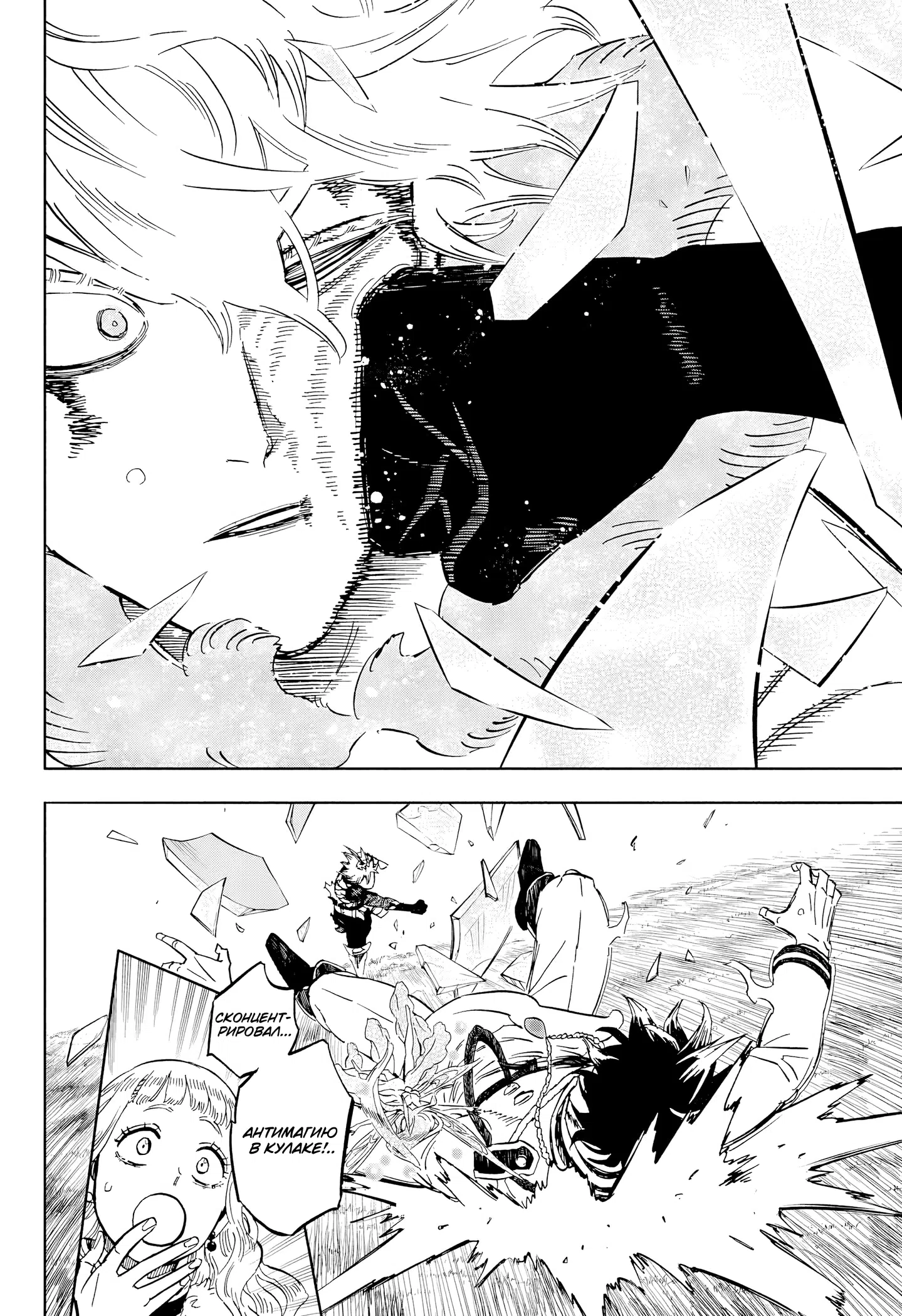 Страница 13 главы 391 манги Чёрный Клевер / Black Clover