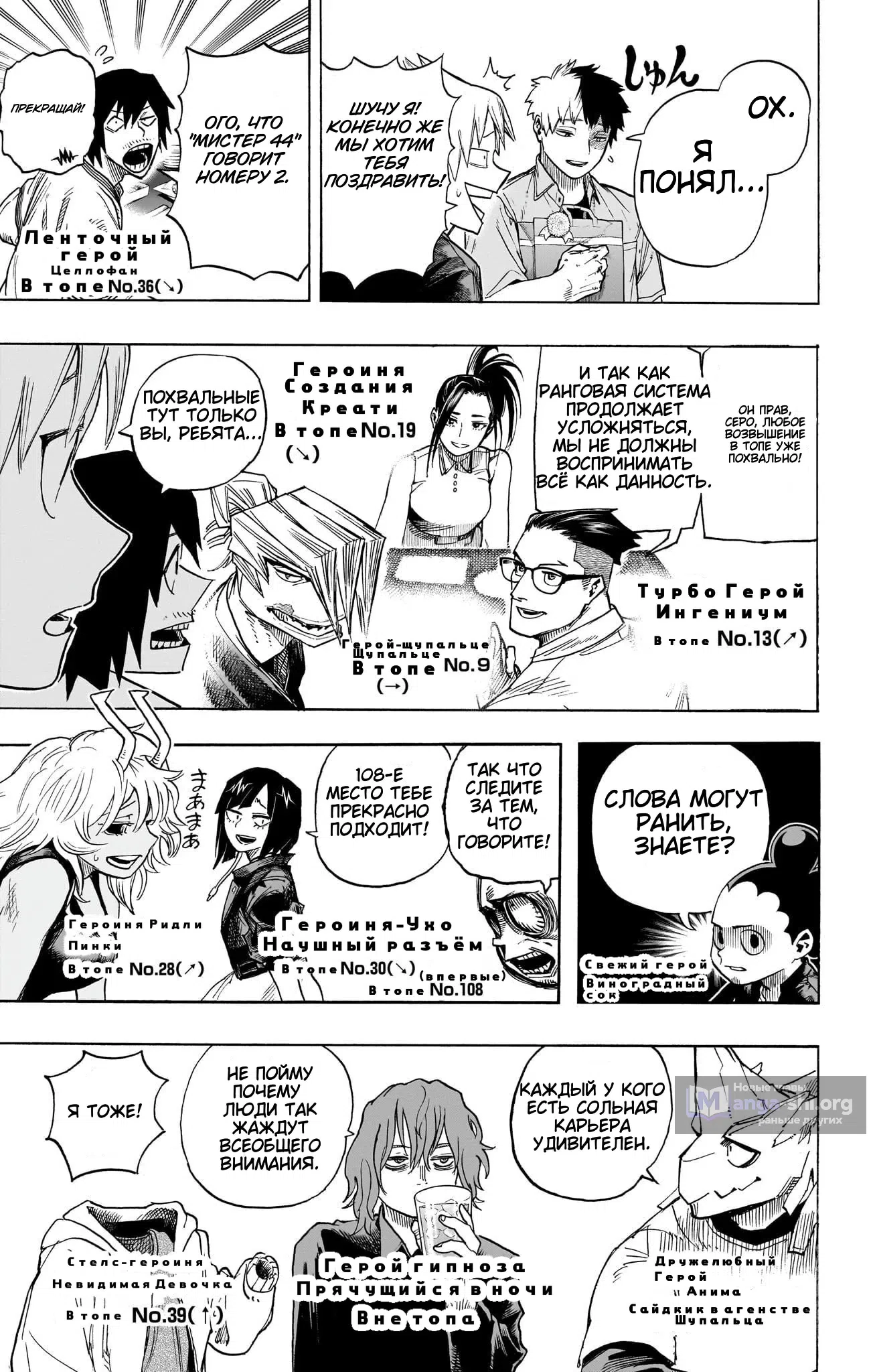 Страница 18 главы 431 манги Моя геройская академия / Boku no Hero Academia