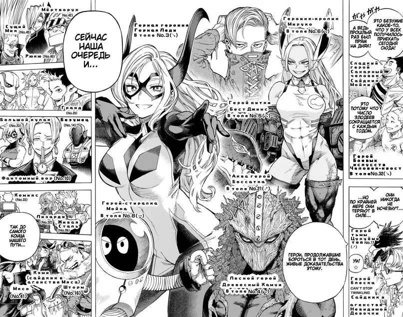 Страница 19 главы 431 манги Моя геройская академия / Boku no Hero Academia