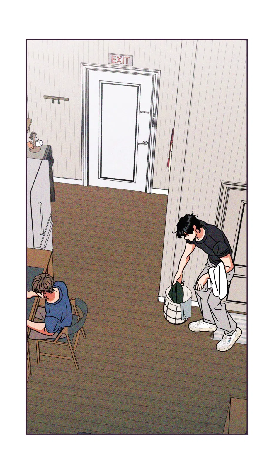 Страница 12 главы 9 манги Мне нужен не ты, а твой сосед по комнате / Not You, but Your Roommate