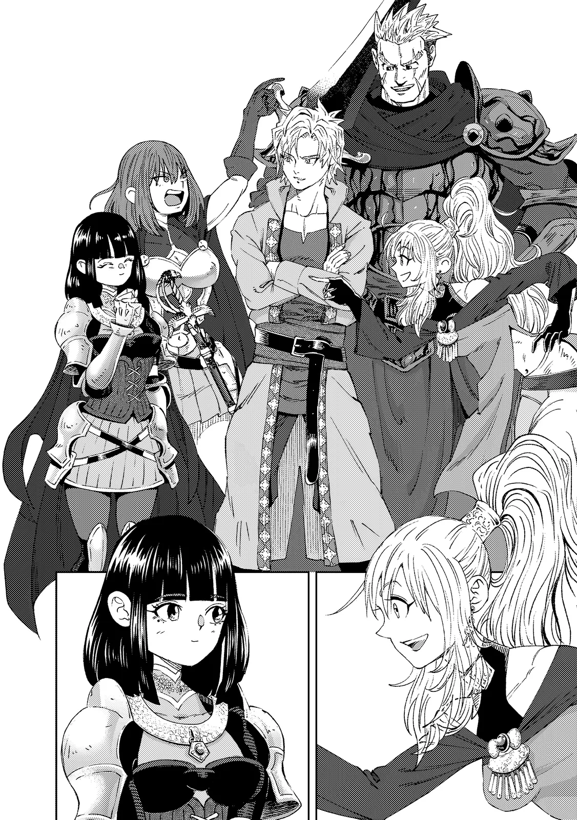 Страница 4 главы 9.1 манги Бывший владыка демонов стал наставником героя