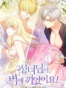 Обложка манги Святая, застрявшая в стене / The Saint Is Stuck in the Wall