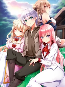 Обложка манги Осеменитель матриархального мира