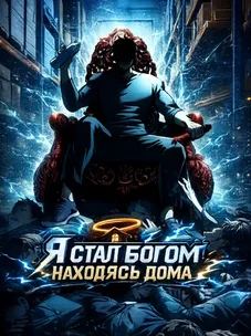 Обложка манги Я стал богом находясь дома