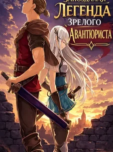 Обложка манги Запоздалая легенда зрелого авантюриста