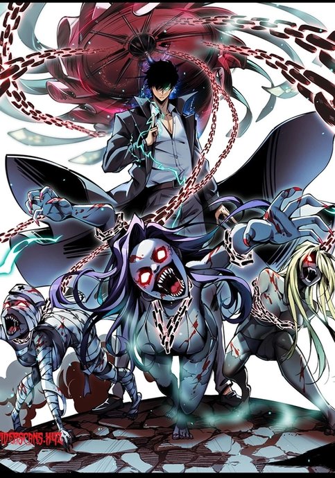 Обложка манги Конец Света. Я Повелеваю Зомби! / Moshi: Ren Huang Fan You Qing Gewei Nv Tu Ruzuo